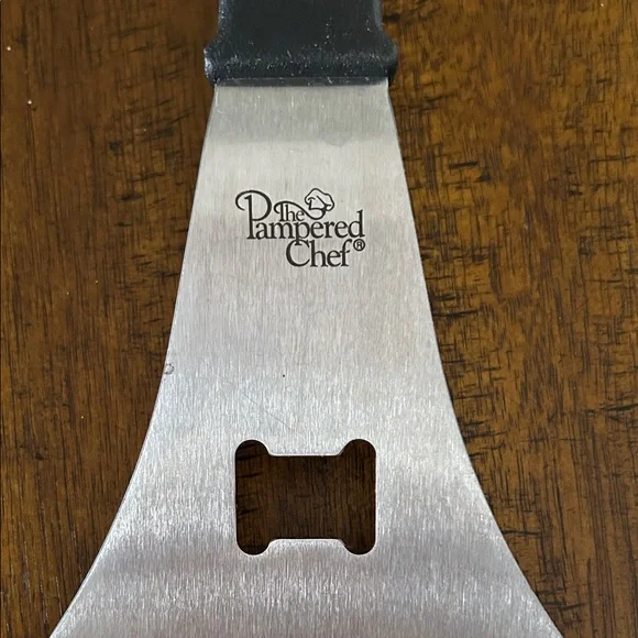 Pampered Chef Bar-B-Boss Grill Spatula with Black Handle - Picture 2 of 3